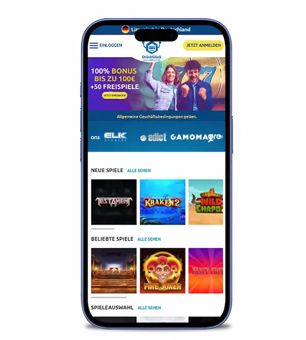 drückglück casino mobile